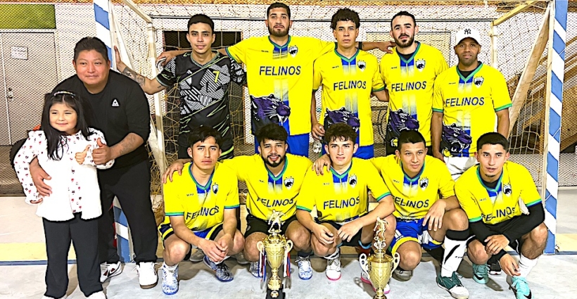 <strong> “Felinos rugen”: Se corona campeón invicto del Torneo Relámpago Indoor de la Liga Latina de Latinos y Latinas </strong>